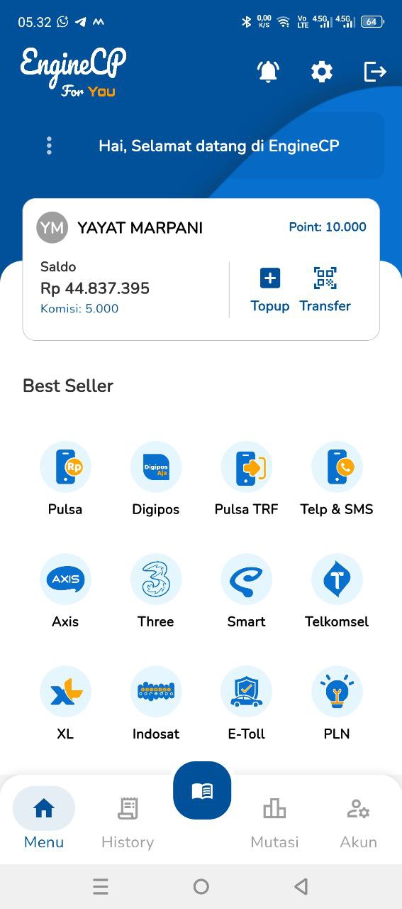 Aplikasi EngineCP